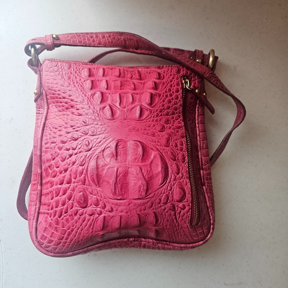 Brahmin Crossbody Bag Hot Pink Y2K Original Gently Pre-Loved
